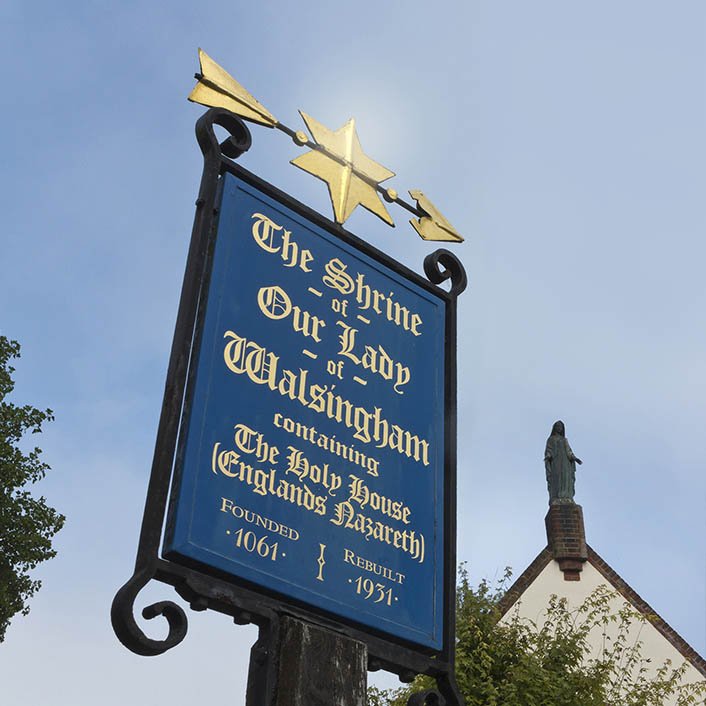 Walsingham Shrine Sign