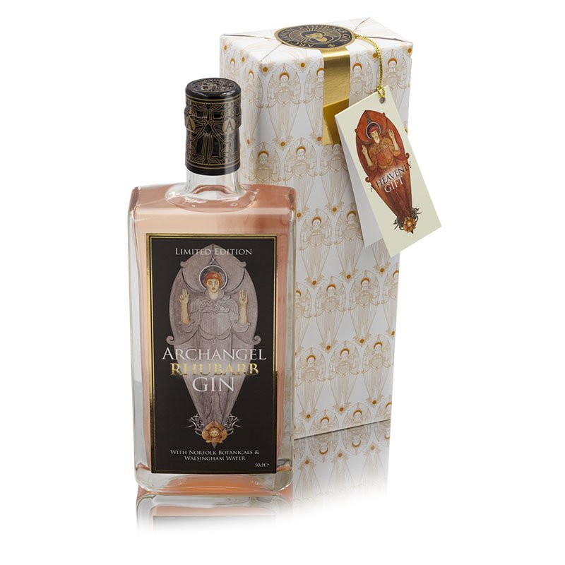 Archangel Gin 50cl Rhubarb Bottle Wrapped